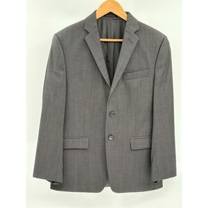 Calvin Klein‎ Sport Coat Suit Jacket Men Size 38S Gray Wool